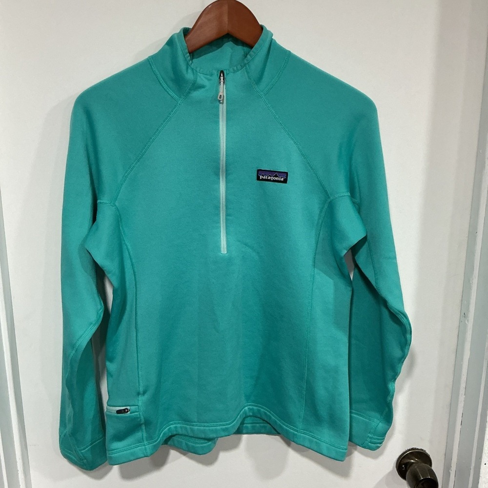 Patagonia Women's Crosstrek 1/4 Zip Fleece Pullover Jacket, Straight Blue, Small